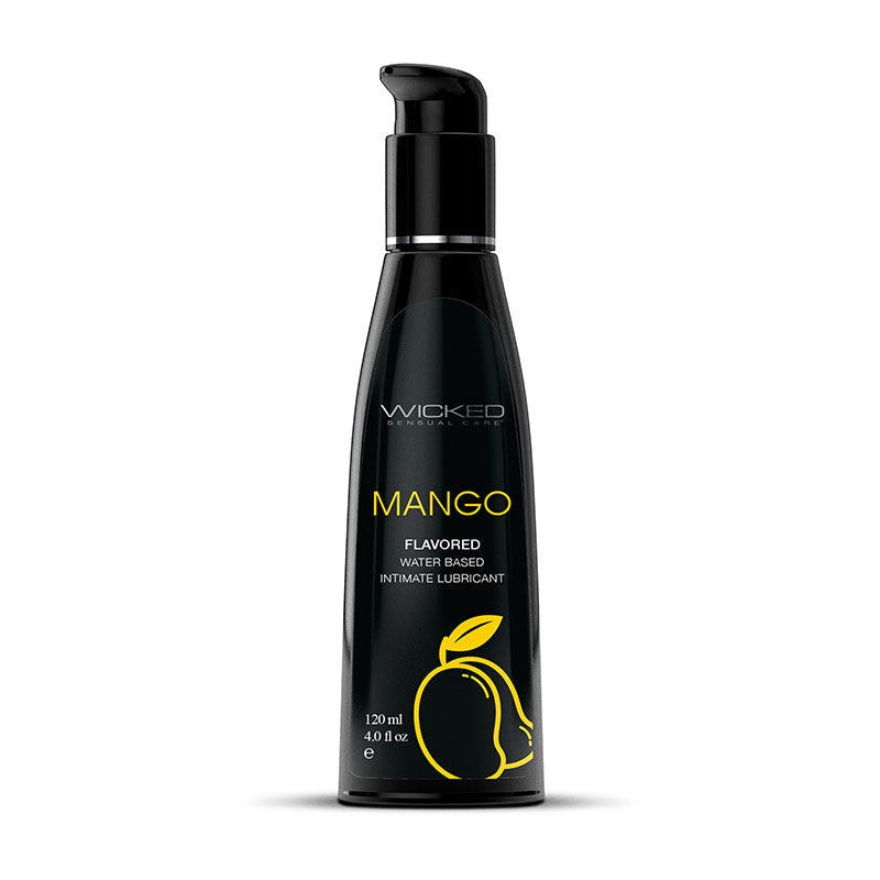 Wicked Aqua Mango Lubricant 120ml - Mango Flavored Water Based > Lube > Flavoured Main image