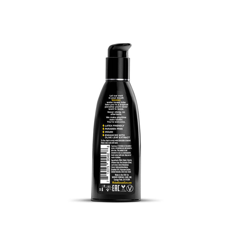 Wicked Aqua Mango Water Based Lubricant 60ml