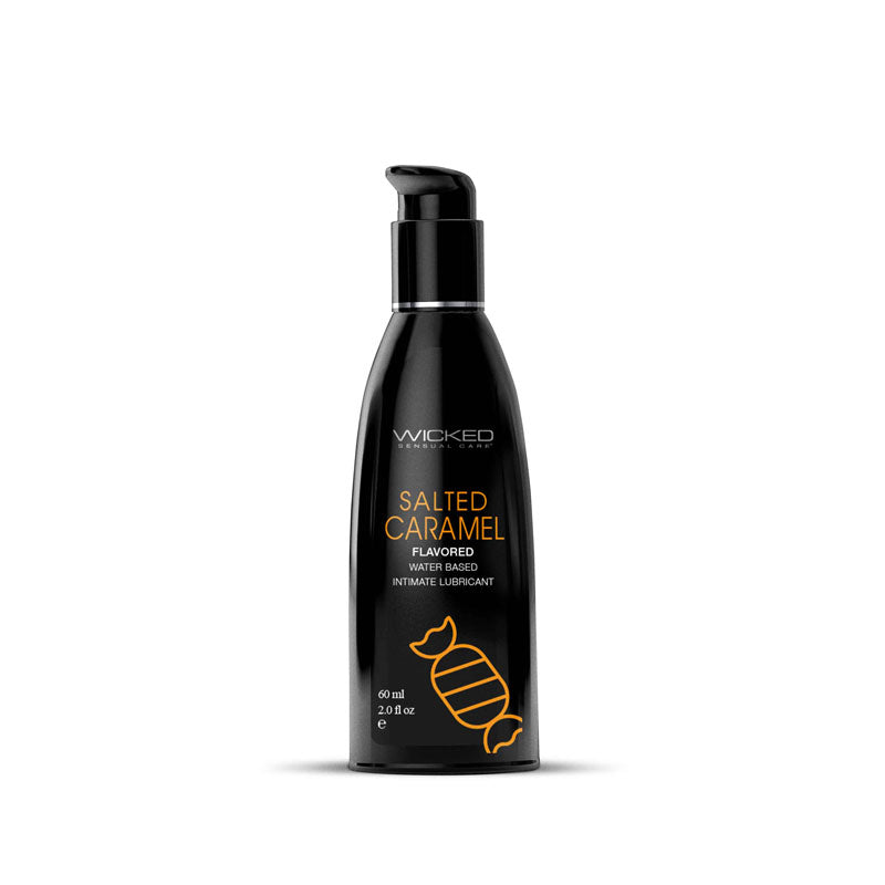 Wicked Aqua Salted Caramel Lubricant 60ml - Lickable Pleasure > Lube > Flavoured Main image
