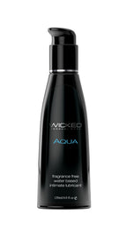 Wicked Aqua Water Based Lubricant 120ml 4 Ounce Bottle > Lube > Water Based