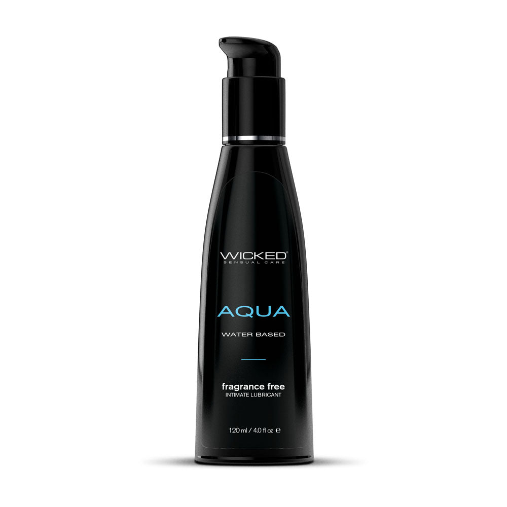 Wicked Aqua Water Based Lubricant 120ml 4 Ounce Bottle > Lube > Water Based Main image