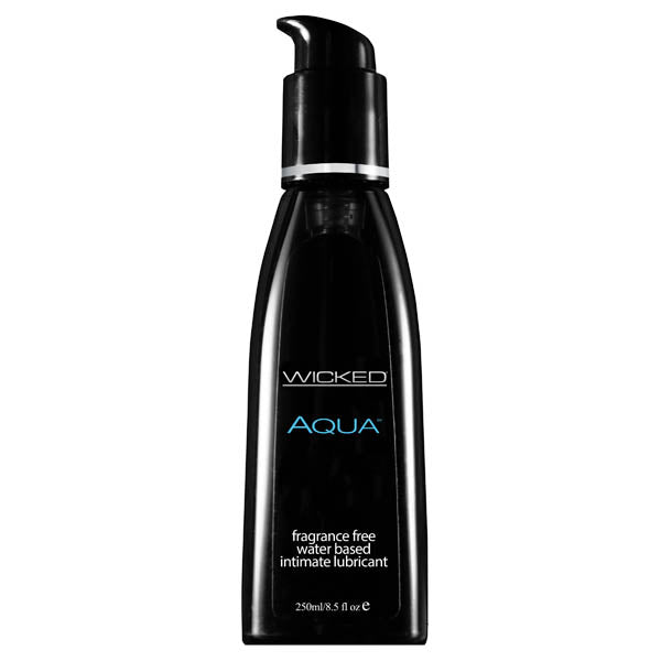 Wicked Aqua Water Based Lubricant 250ml Bottle > Lube > Water Based