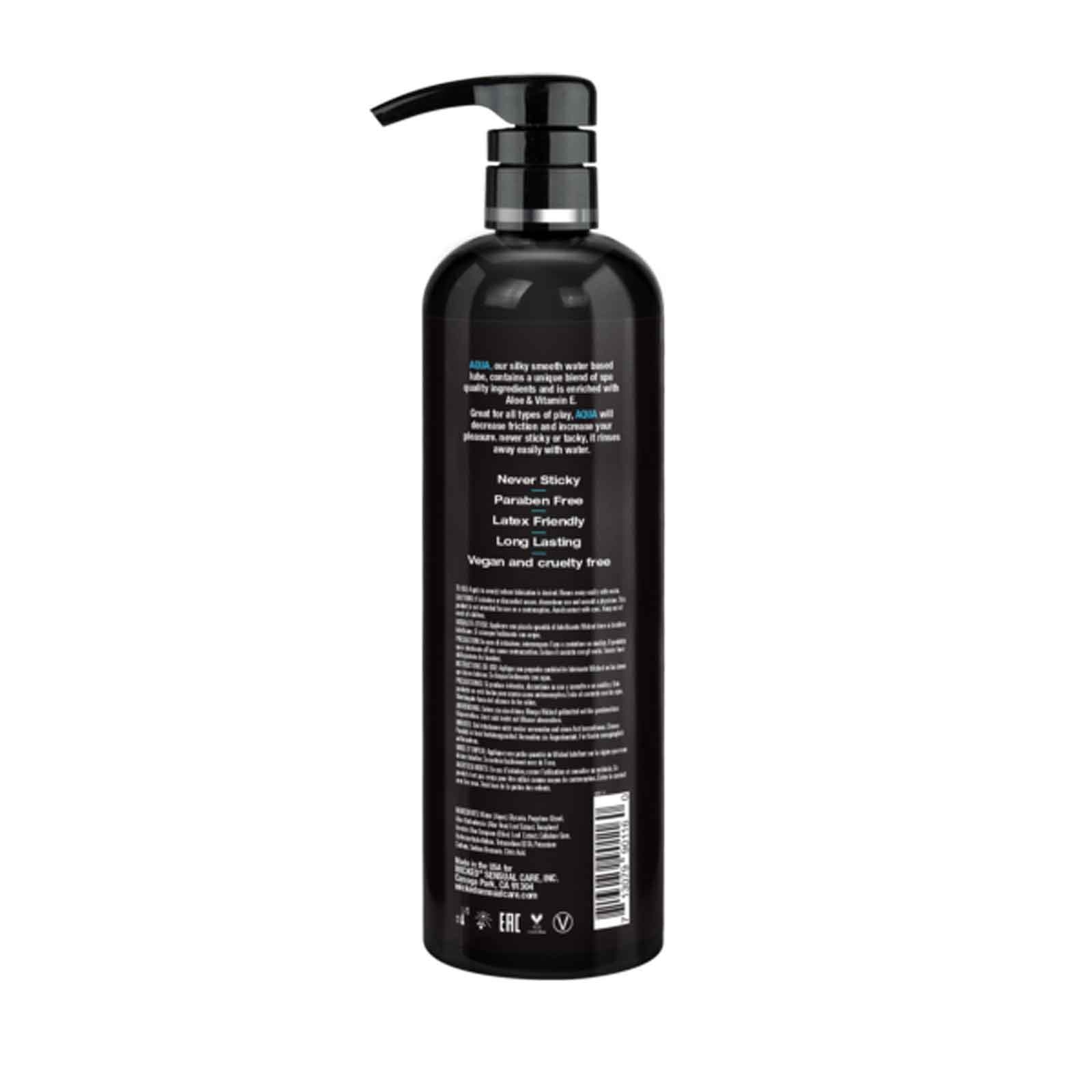 Wicked Aqua Water Based Lubricant 473ml > Lube > Water Based