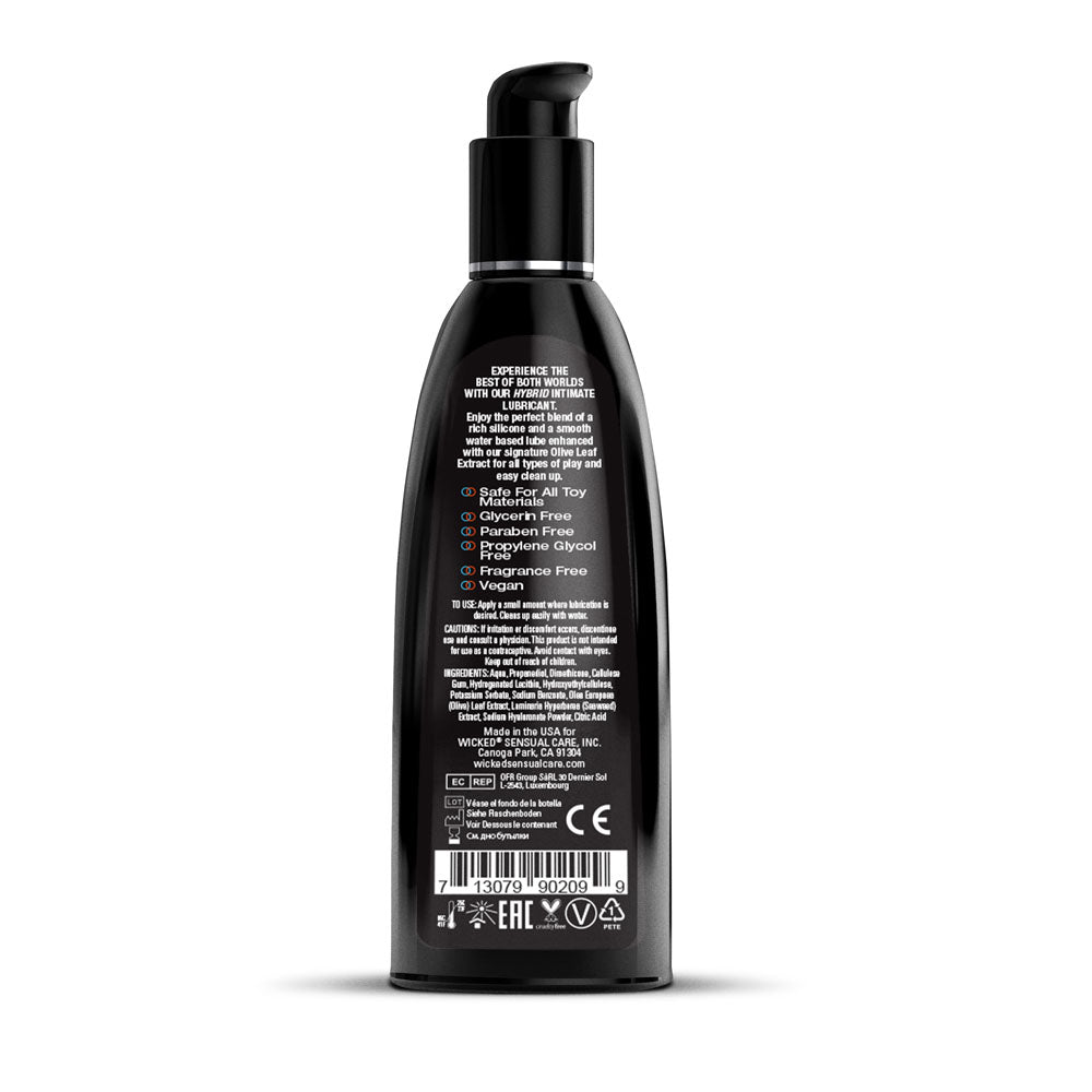 Wicked Hybrid Water and Silicone Blended Lubricant 240ml Bottle Secondary image