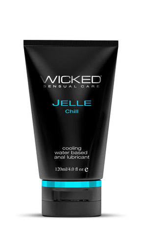 Wicked Jelle Chill 120 ml Cooling Water Based Anal Lubricant Anal Lubricant