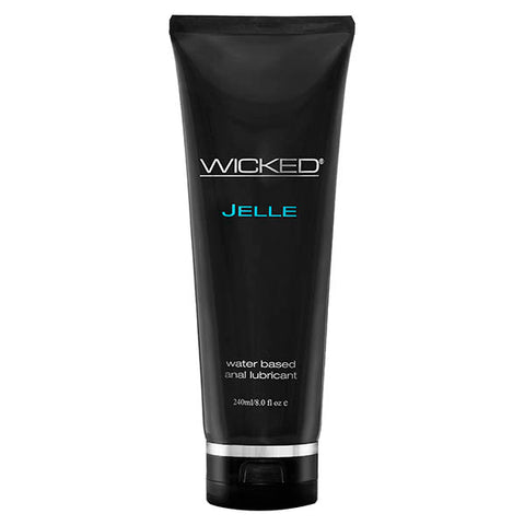 Wicked Jelle Water Based Anal Lubricant 240ml 8 Ounce Bottle > Lube > Anal