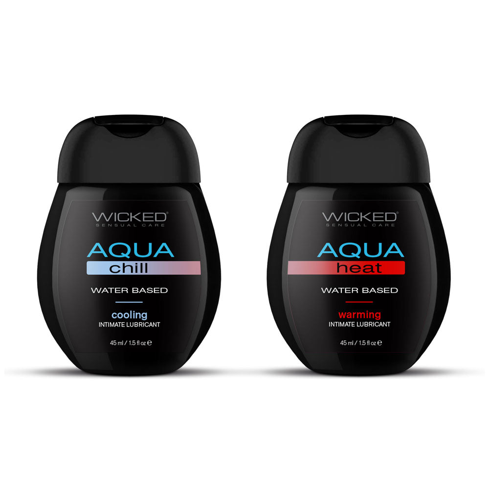 Wicked Sensation Kit 2 Pack 90ml Warming & Cooling Lubricants > Lube > Water Based Main image