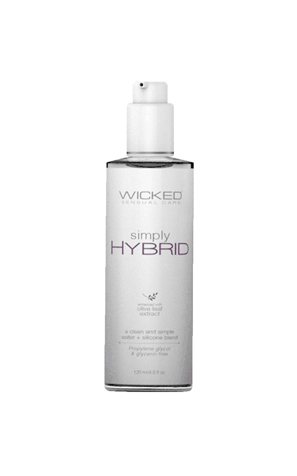 Wicked Simply Hybrid Lubricant 120ml - Water & Silicone Blend Secondary image