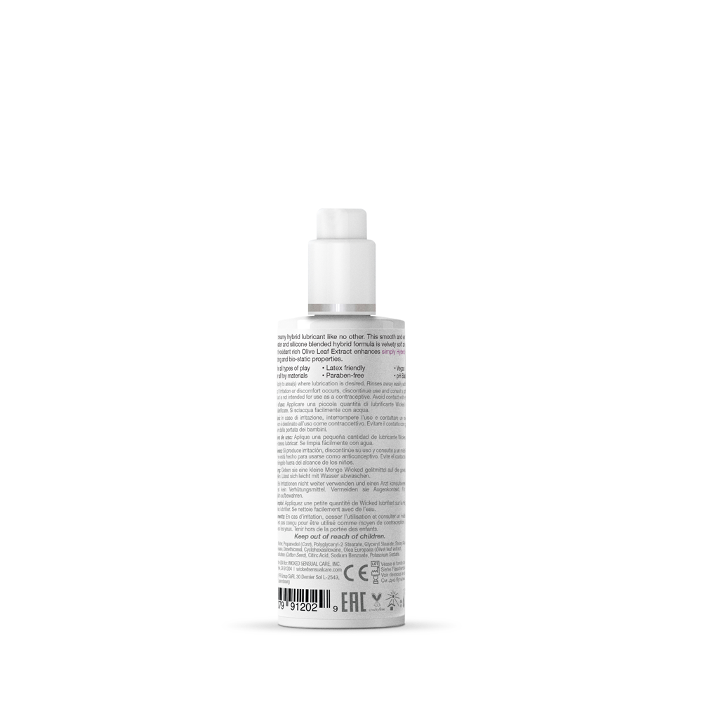 Wicked Simply Hybrid Lubricant 70ml Water & Silicone Blend > Lube > Hybrid