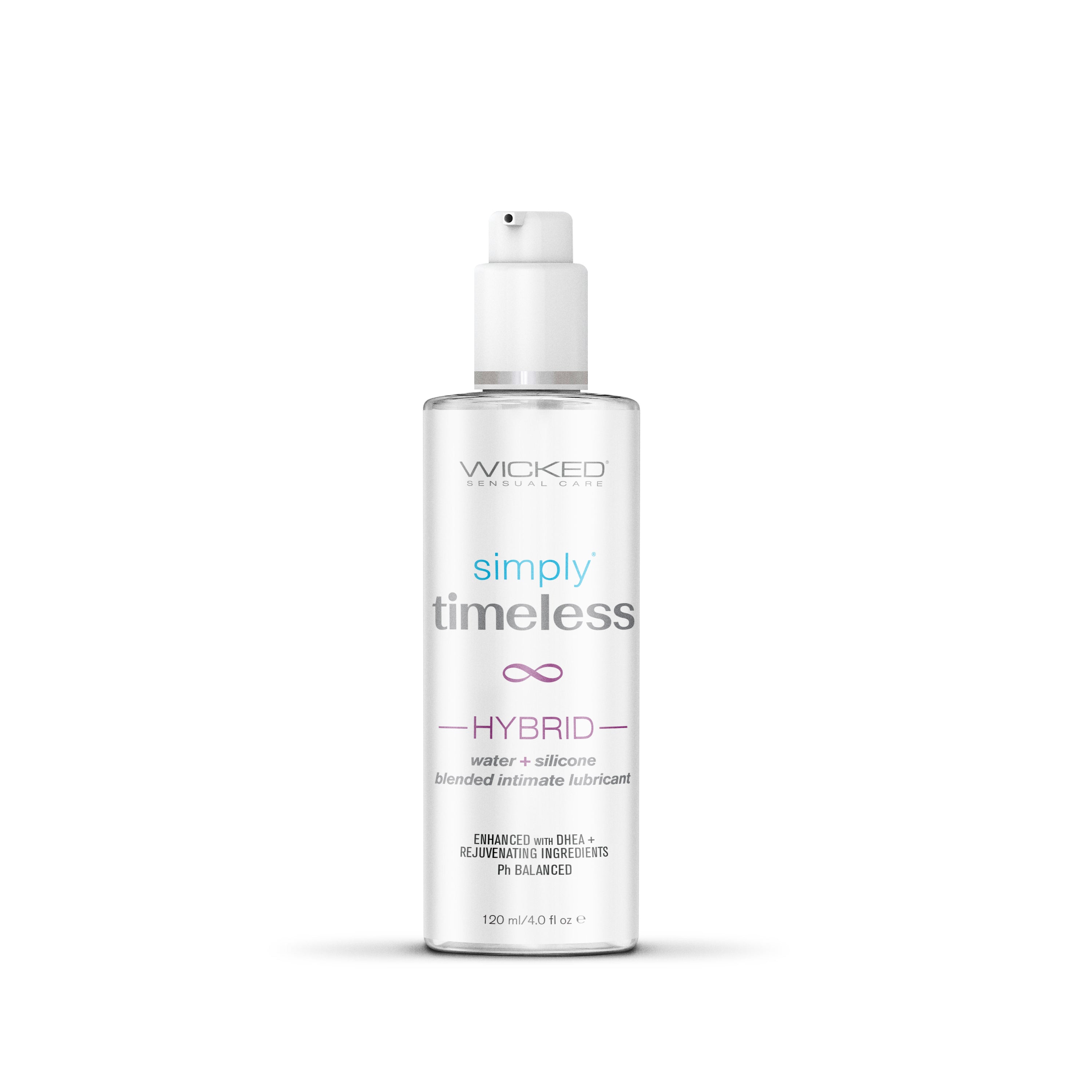 Wicked Simply Timeless Hybrid Lubricant 4 Ounce Bottle (120ml) > Lube > Hybrid