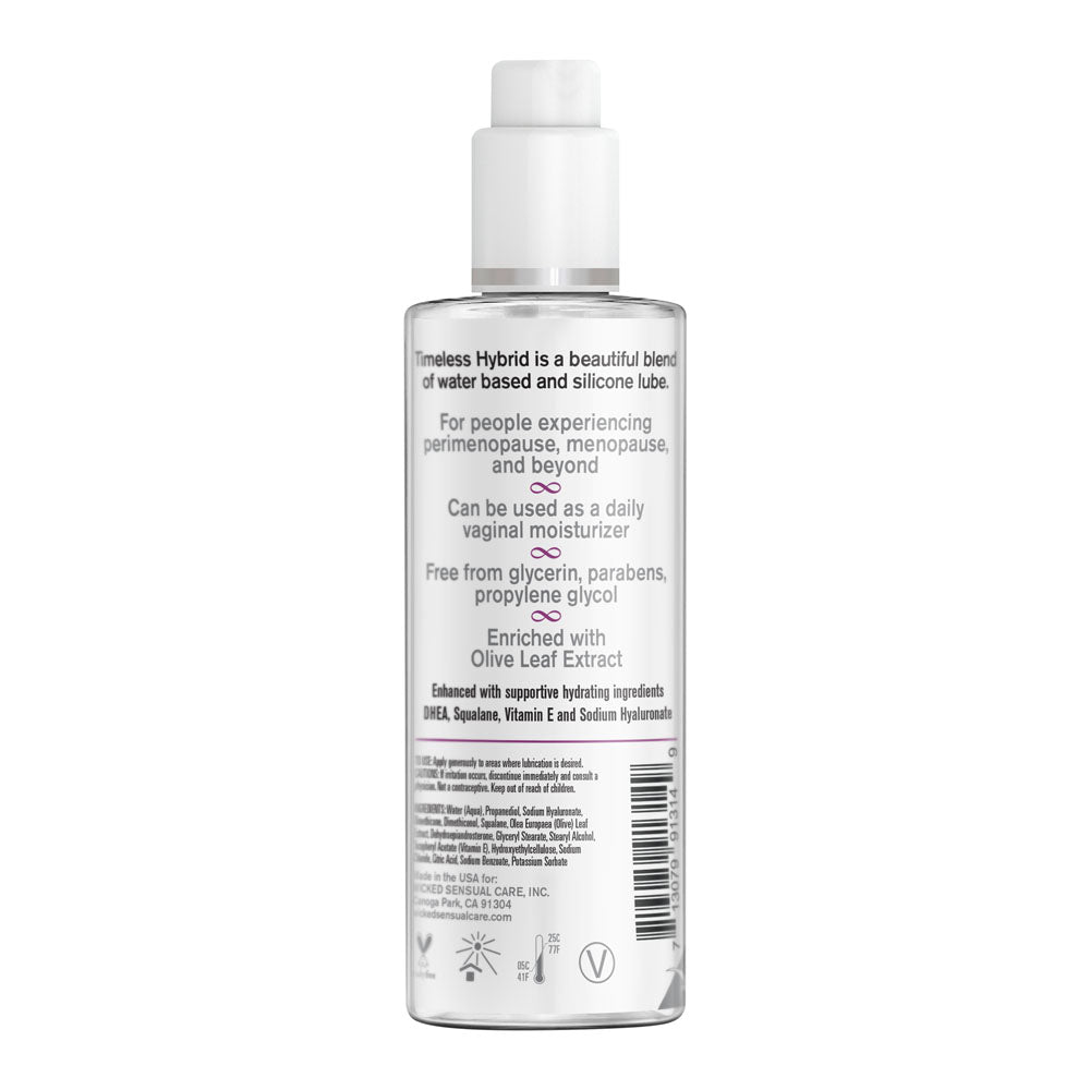 Wicked Simply Timeless Hybrid Lubricant 4 Ounce Bottle (120ml) > Lube > Hybrid