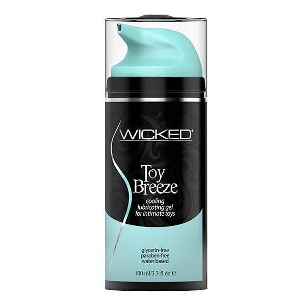 Wicked Toy Breeze Cooling Glycerin Free Water Based Lubricant 100ml 3.3 Ounce Bottle > Lube > Water Based Main image
