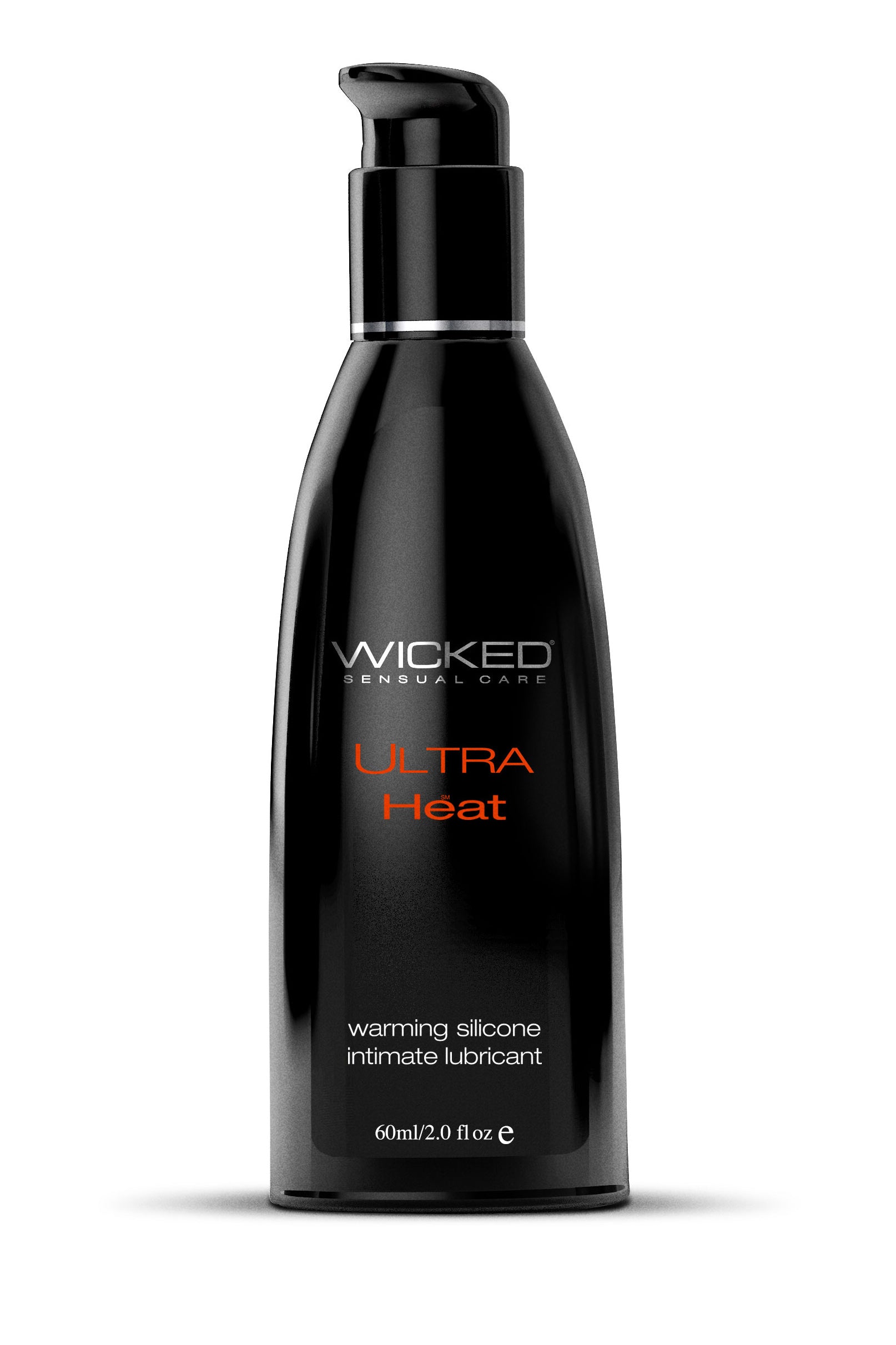 Wicked Ultra Heat Warming Silicone Lubricant 60 ml 2 Ounce Bottle Silicone Lubricant