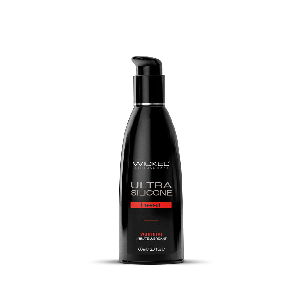 Wicked Ultra Heat Warming Silicone Lubricant 60ml 2 Ounce Bottle > Lube > Silicone