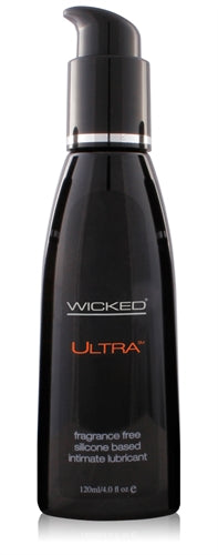 Wicked Ultra Silicone Lubricant 120ml 4 Ounce Bottle > Lube > Silicone