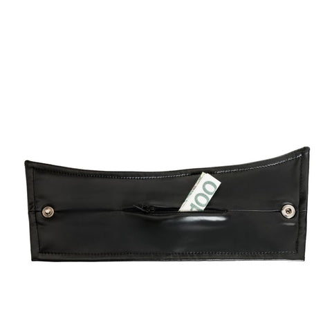 Wrist Wallet Pair with Hidden Zipper for Men Unisex Leather