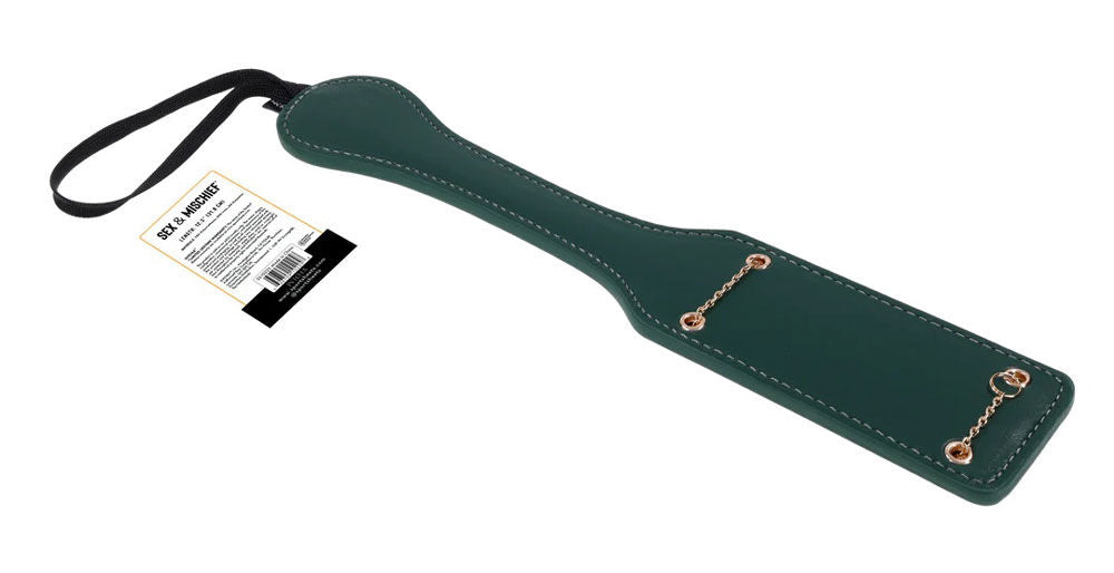 Indica Chain Impressions Paddle (Green) – Luxury Paddle > Bondage Gear > Paddles