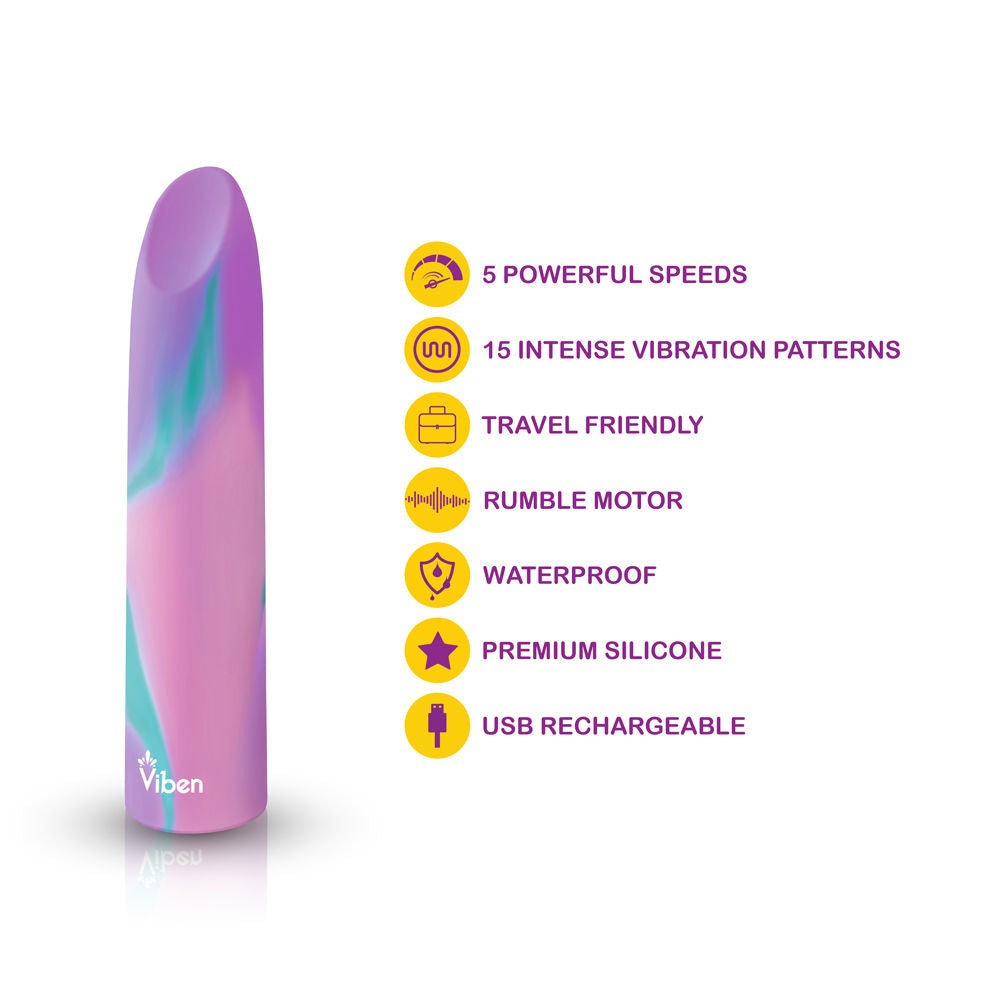 Viben Fixation Lipstick Bullet Vibrator with 20 Modes