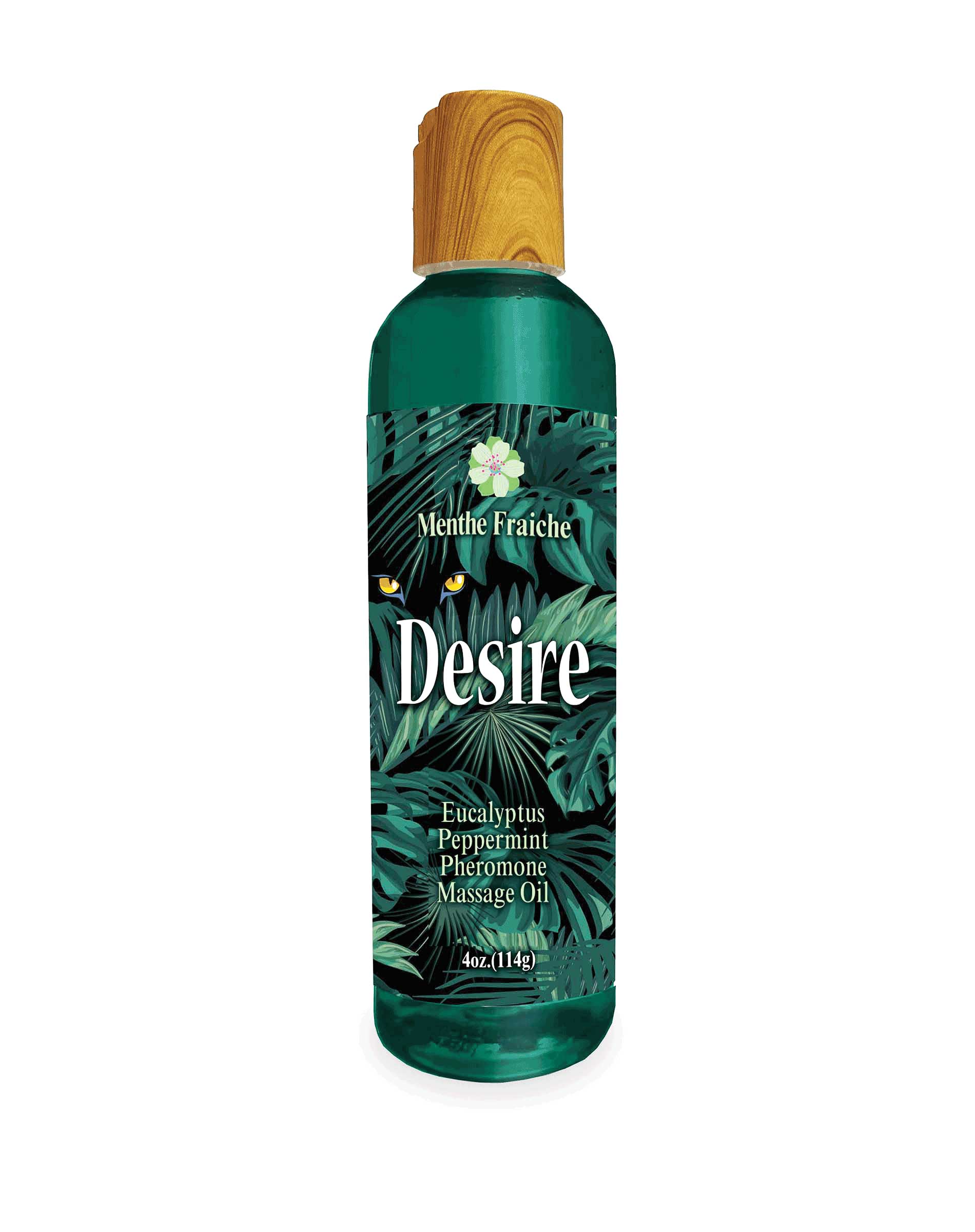 Desire Pheromone Massage Oil 118ml Eucalyptus & Peppermint Scent > Essentials > Massage Oil