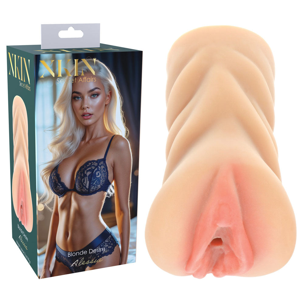 XKIN Secret Affairs - Alessia - 12 cm Vagina Stroker Flesh > Sex Toys For Men > Masturbators > Manual