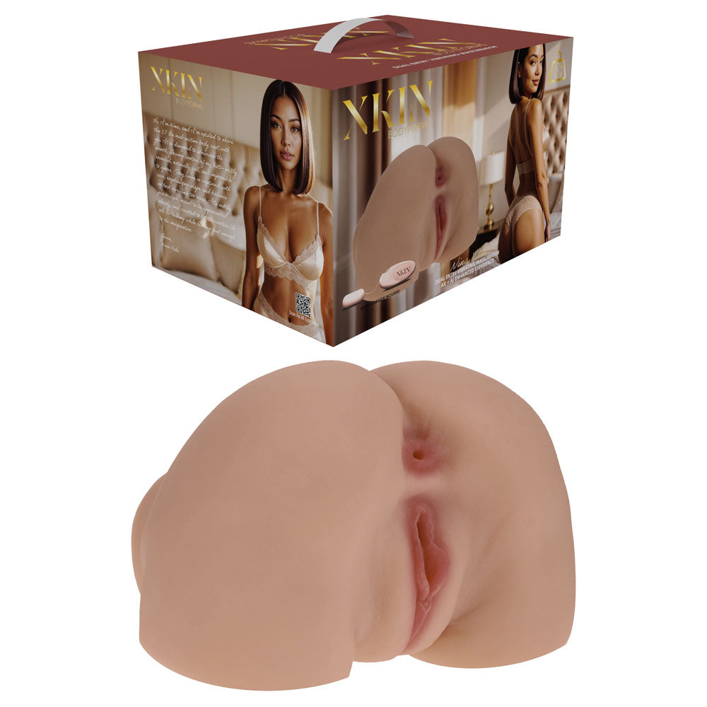 XKIN Nina Vale Tan Mid-Section Bodyform Torso Masturbator 2.6 kg Tan > Sex Toys For Men > Masturbators > Vibrating