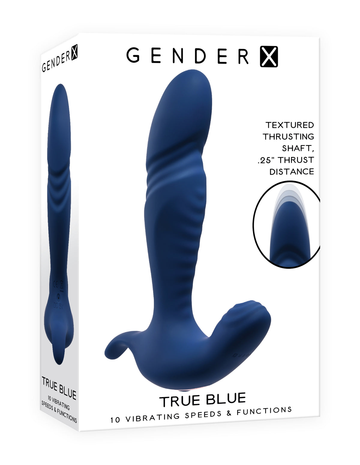 Gender X True 13.5 Centimeter Thrusting Prostate Massager > Anal Range > Prostate Plugs