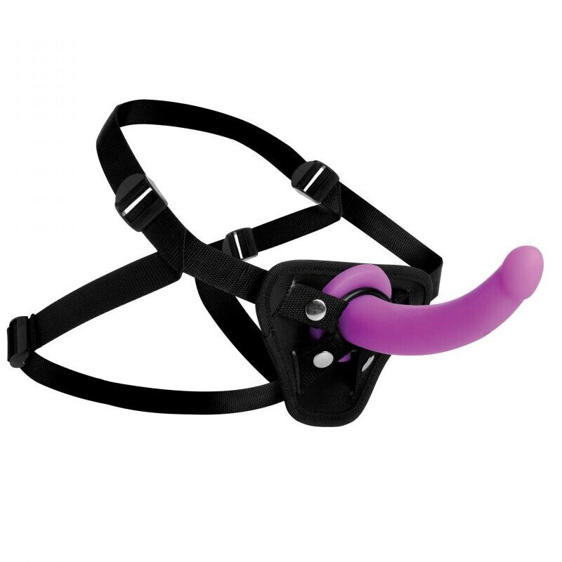 XR Navigator Strap On Adjustable Harness With G Spot Dildo 7" Inches > Dildos > Strap On Harnesses Main image