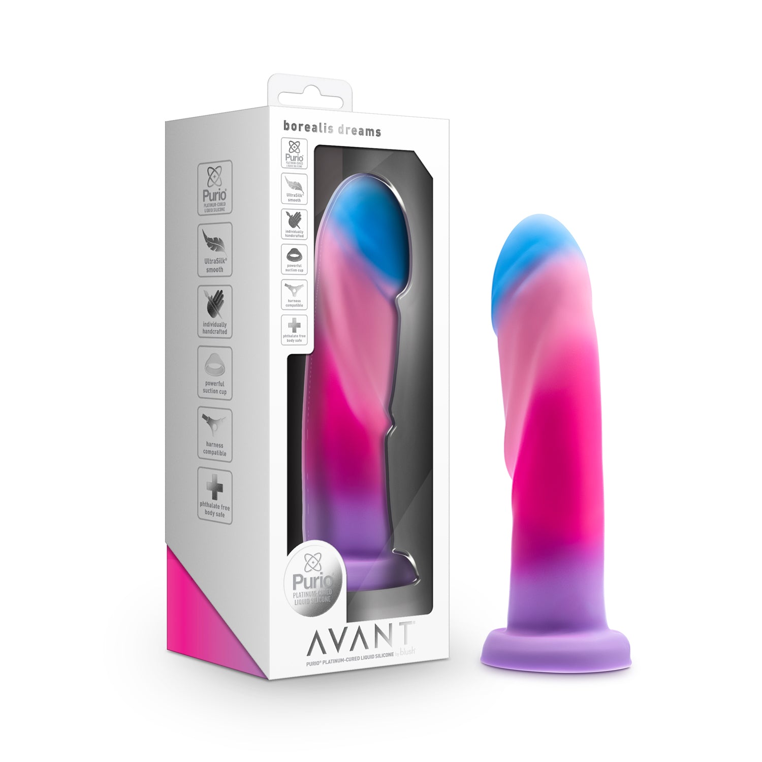 Avant Borealis Dreams Cotton Candy 19.7 cm Dildo > Dildos > Strap On Dildos