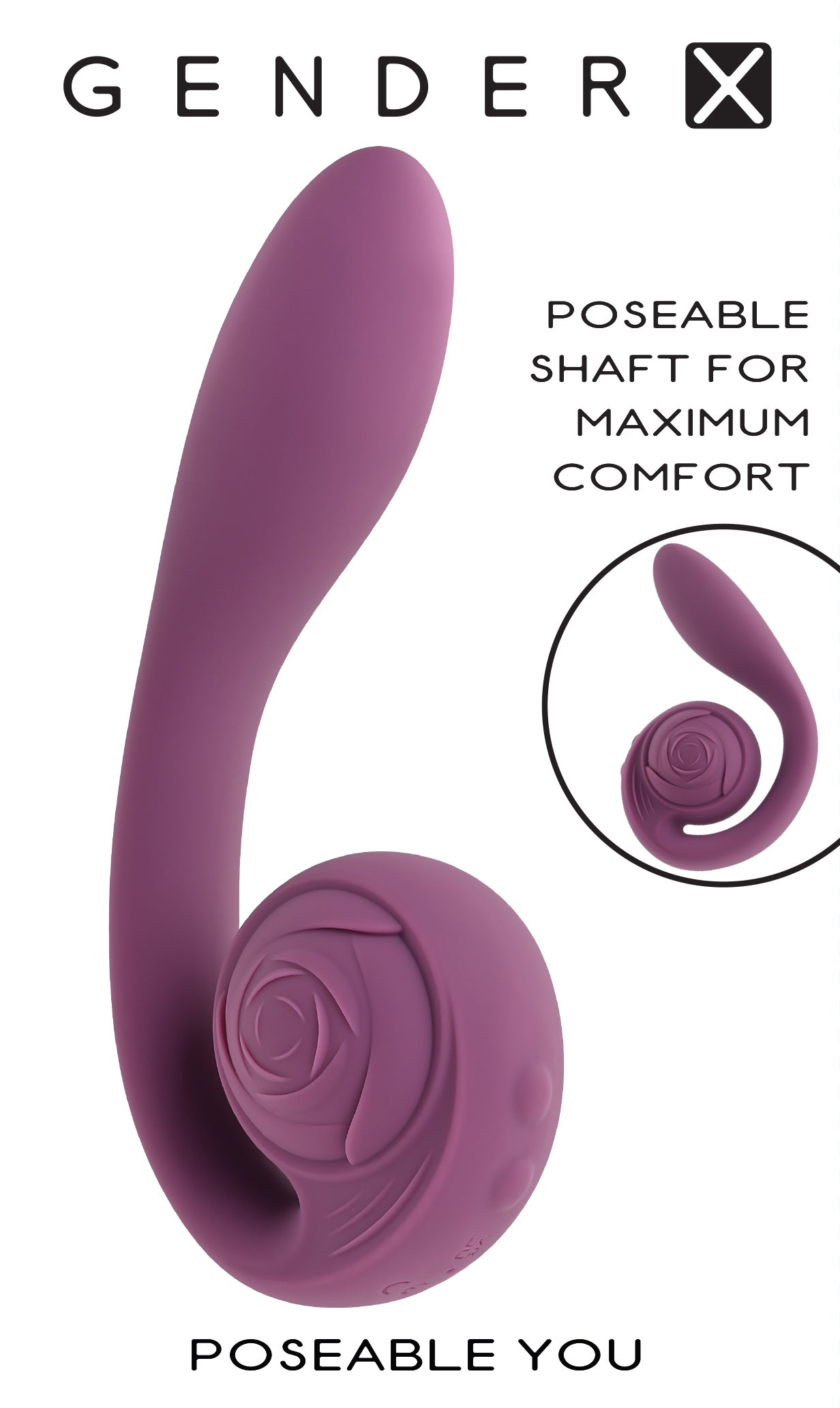 Gender X POSEABLE YOU - Poseable Vibrator 17.1cm > Vibrators > Unconventional