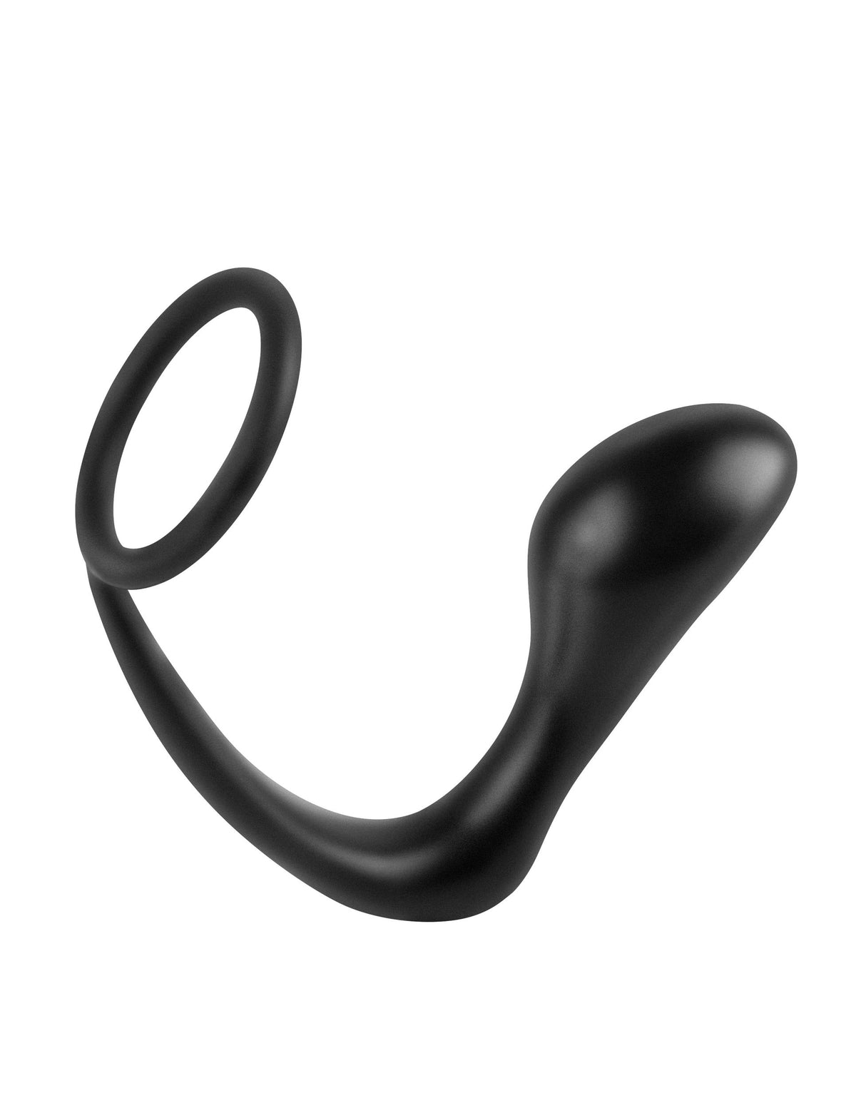 Anal Fantasy Collection Ass Gasm (Black) – Stretchy Silicone Cockring Plug > Anal Range > Prostate Plugs