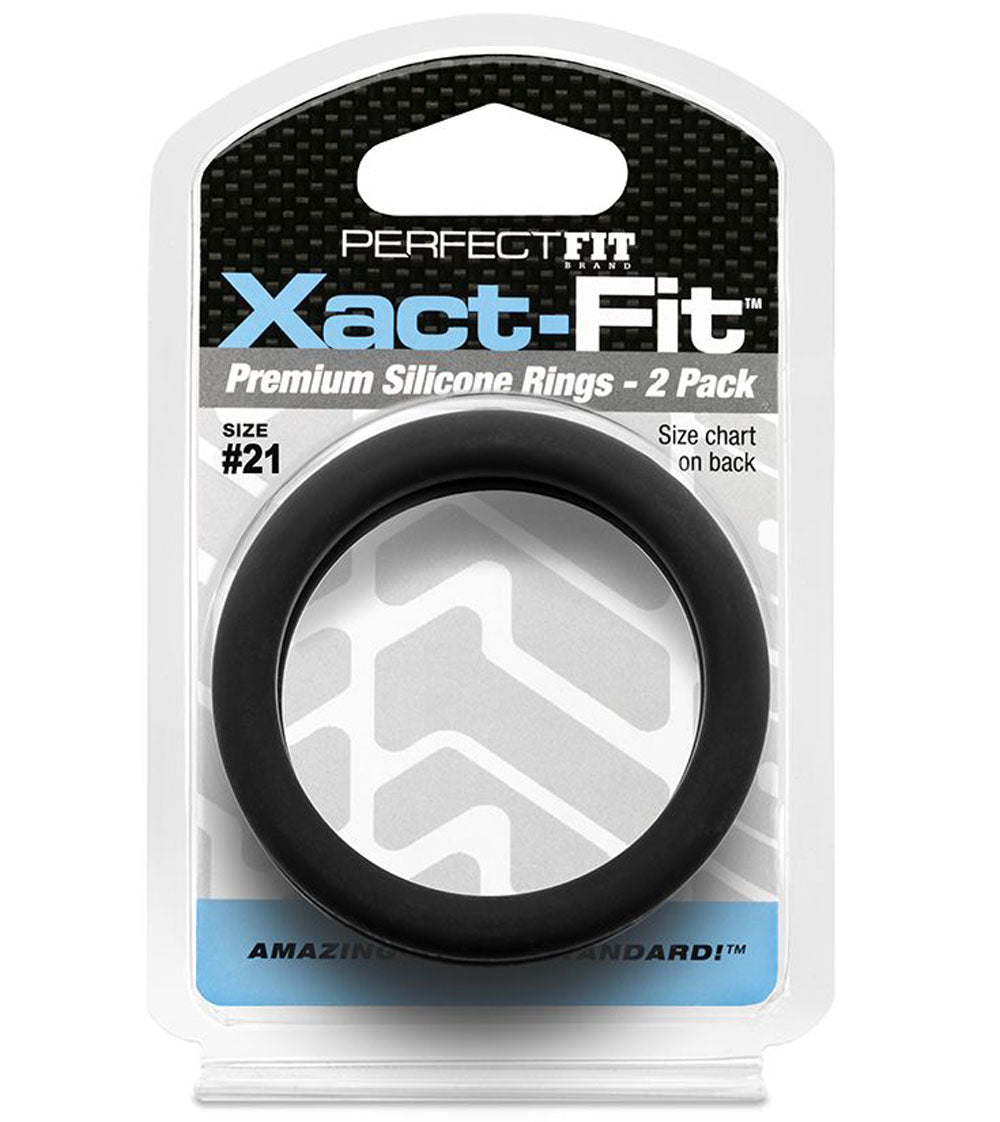 Xact Fit 21 Two Point One Inch Two Pack > Cock Ring > Sets