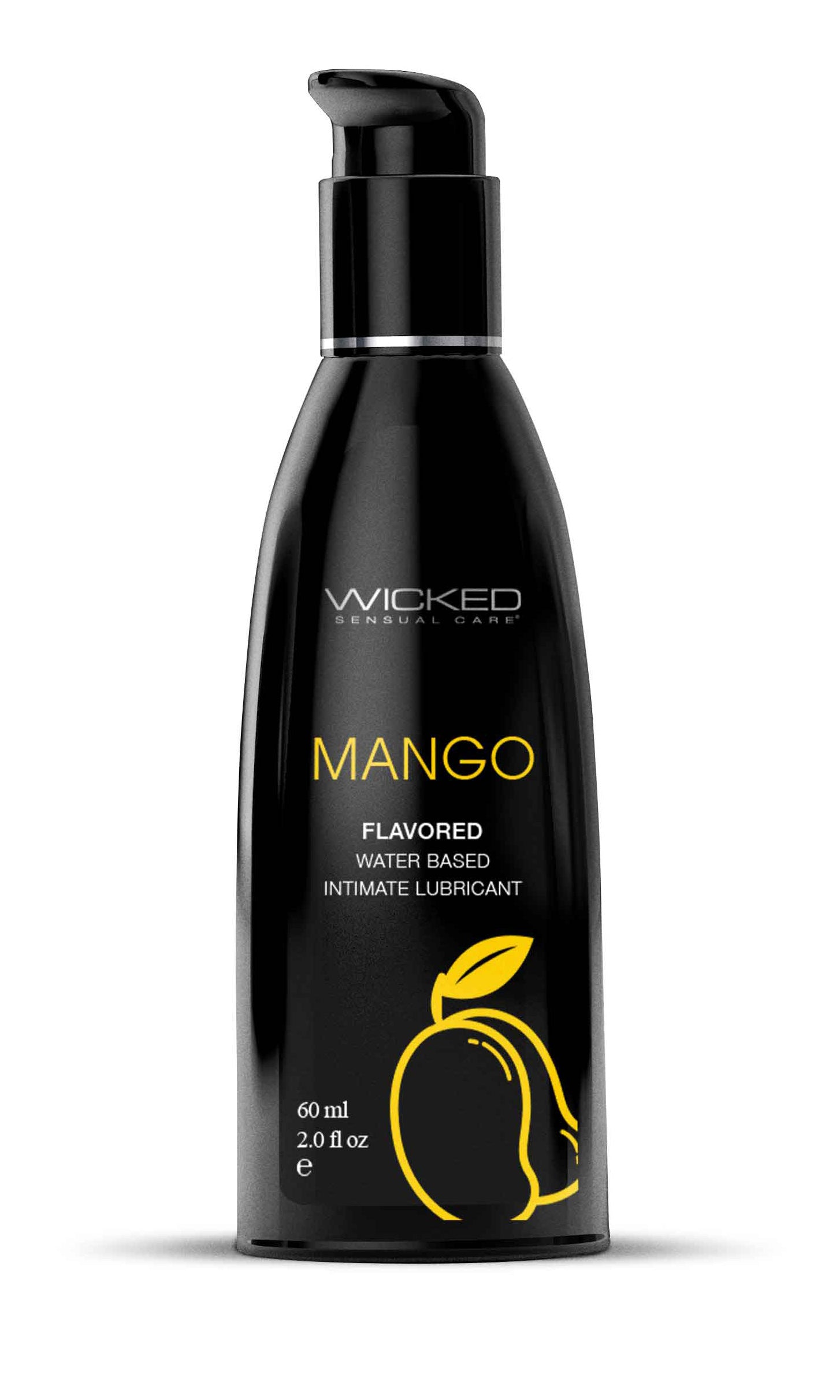 Wicked Aqua Mango Water Based Lubricant 60ml Bottle ... No Colour Selected > Lube > Flavoured