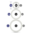 Performance Vs4 Pure Premium (White) – Silicone Cockring Set > Cock Ring > Sets