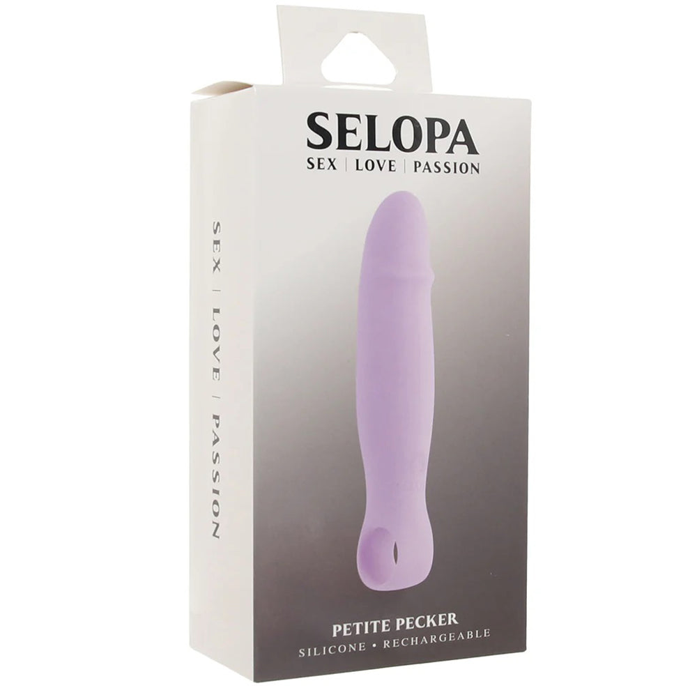 Selopa Petite Pecker – USB Rechargeable Mini Vibrator 11.7 cm Purple > Vibrators > Mini Vibrators