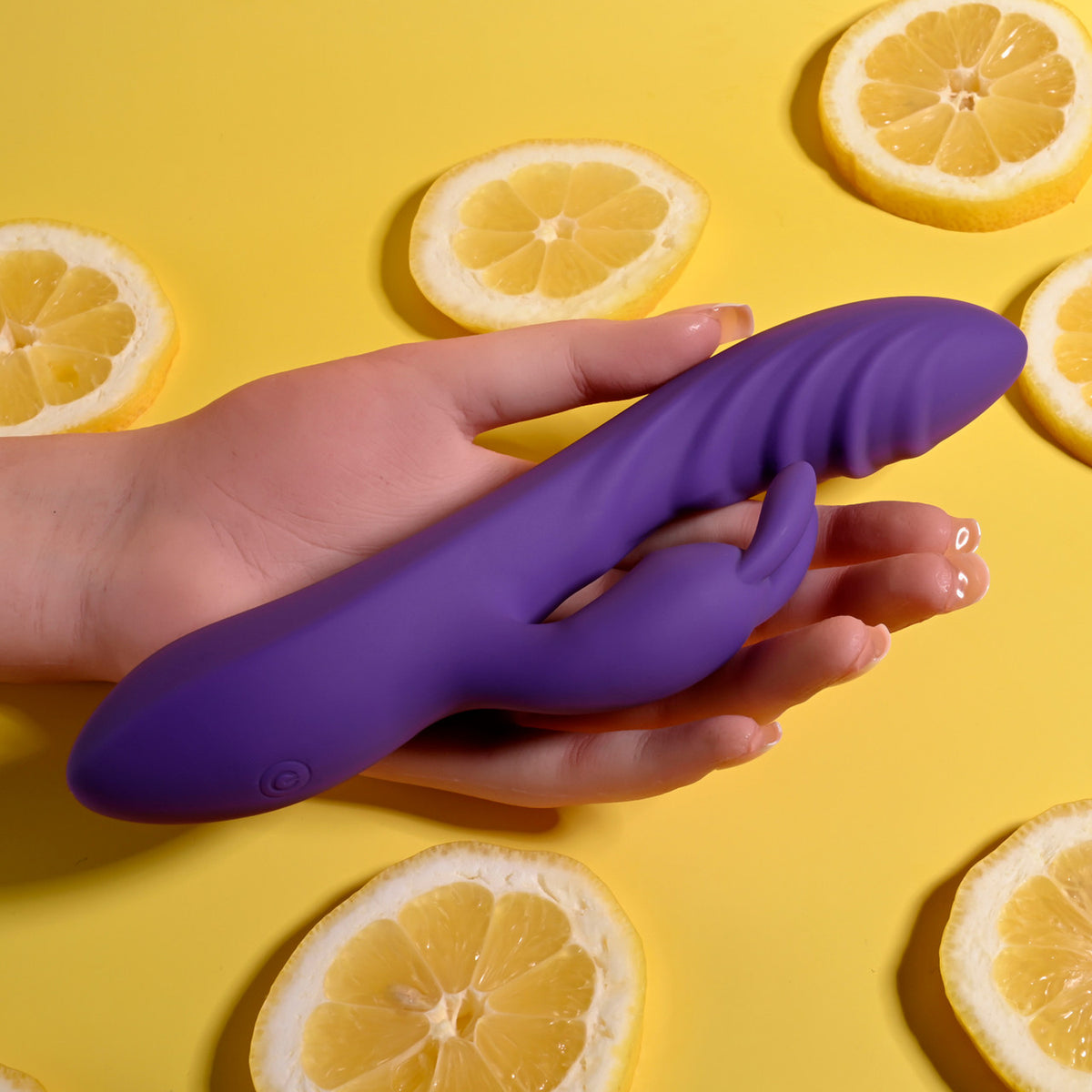 Evolved Wavy Rabbit Vibrator 20.6cm Silicone > Vibrators > Ladies > Rabbit