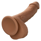 Dual Density Silicone Studs 6.25 Inch Brown > Dildos > Realistic Dildos