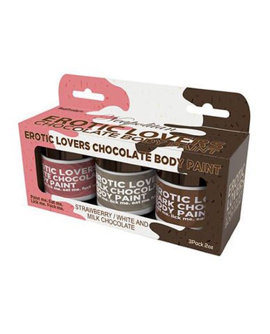 Chocolate Lovers Neapolitan – Assorted Flavours Edible Body Paints Set One Size > Essentials > Bath & Body