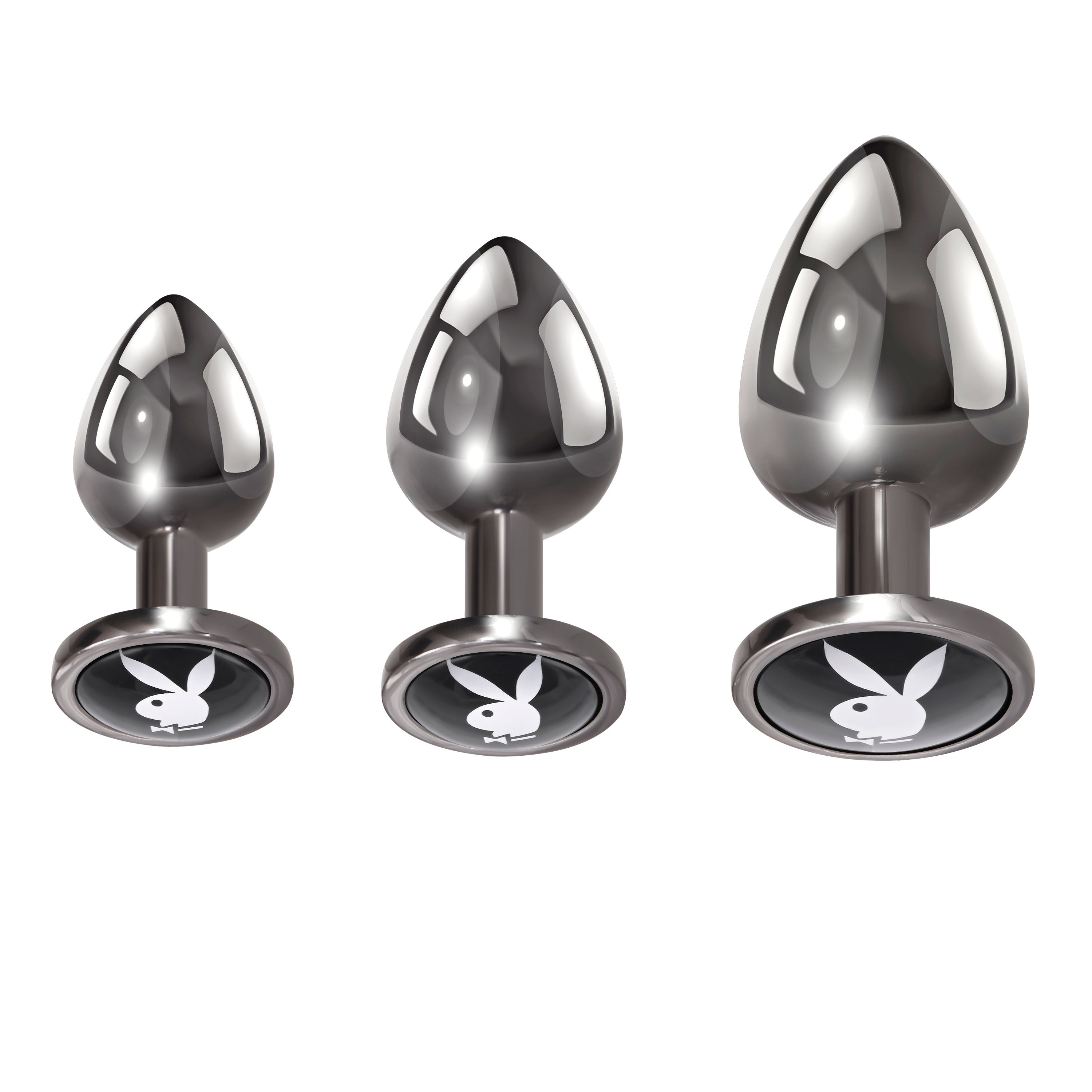 Playboy Pleasure PLEASURE 3 WAYS Anal Training Kit > Anal Range > Butt Plug Kits