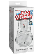 Pdx Extreme Wet Pussies Super Luscious Lips – Self-Lubricating Stroker Clear > Sex Toys For Men > Masturbators > Manual