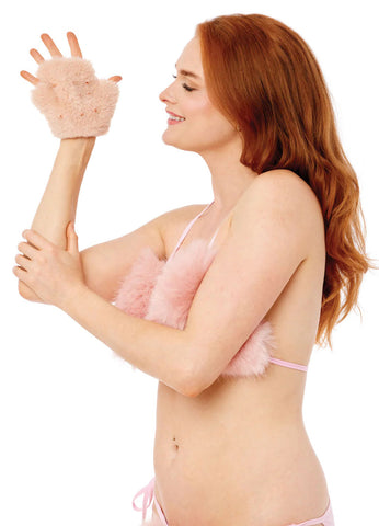 Peaches N Creame Spiked Sensory Glove (Pink) – Textured Glove BONDAGE-TOYS