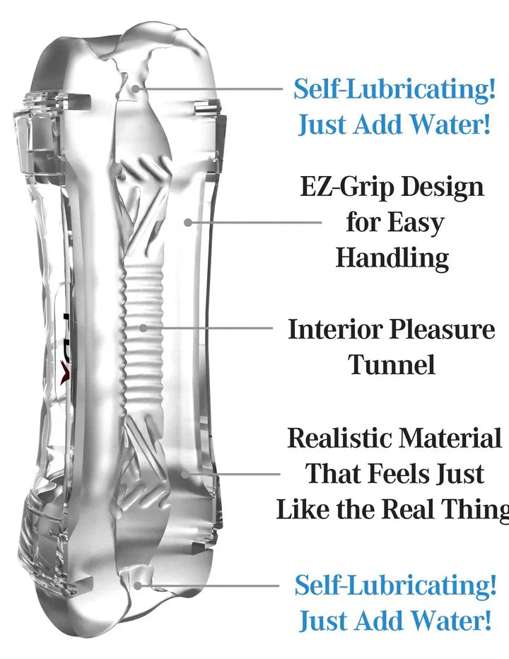 Pdx Extreme Wet Pussies Super Flip – Self-Lubricating Dual-Ended Stroker > Sex Toys For Men > Masturbators > Manual