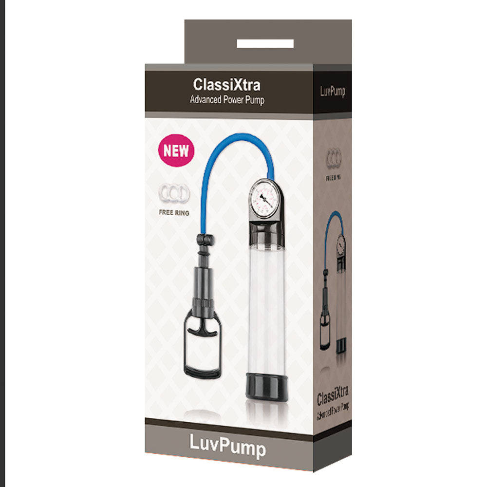 LuvPump ClassiXtra Advanced Power Pump 20cm - Penis Pump with Gauge > Pumps > Penis Pumps