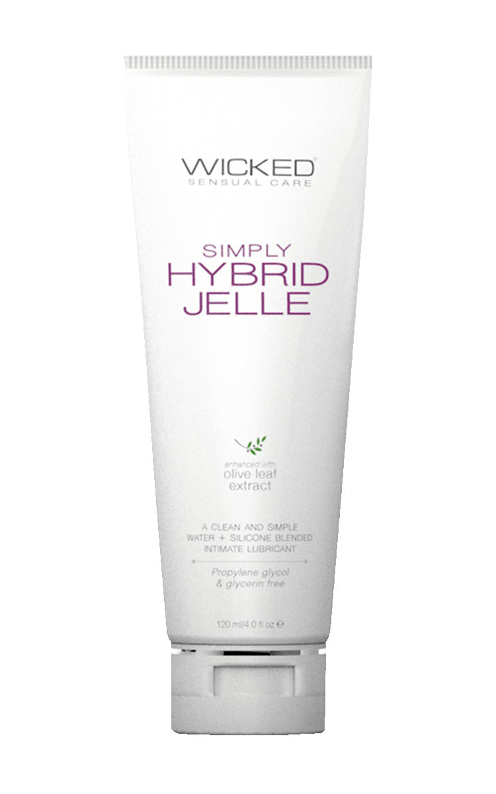 Wicked Simply Hybrid Jelle 120ml - Premium Anal Lubricant White > Lube > Anal