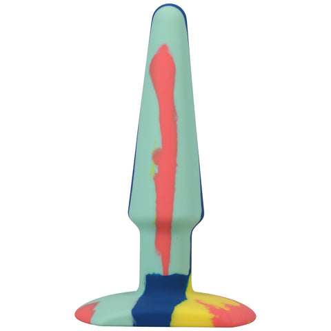 Groovy Silicone Anal Plug 5 Inch Sunrise Multi Colored > Anal Range > Butt Plugs