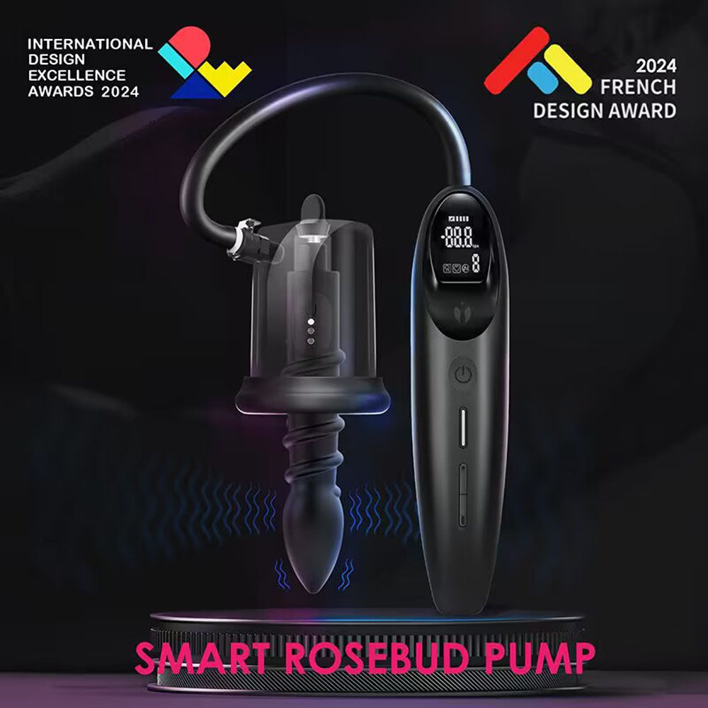 LuvPump RosCup Pro – USB Rechargeable Smart Vibrating Anal Pump Secondary image