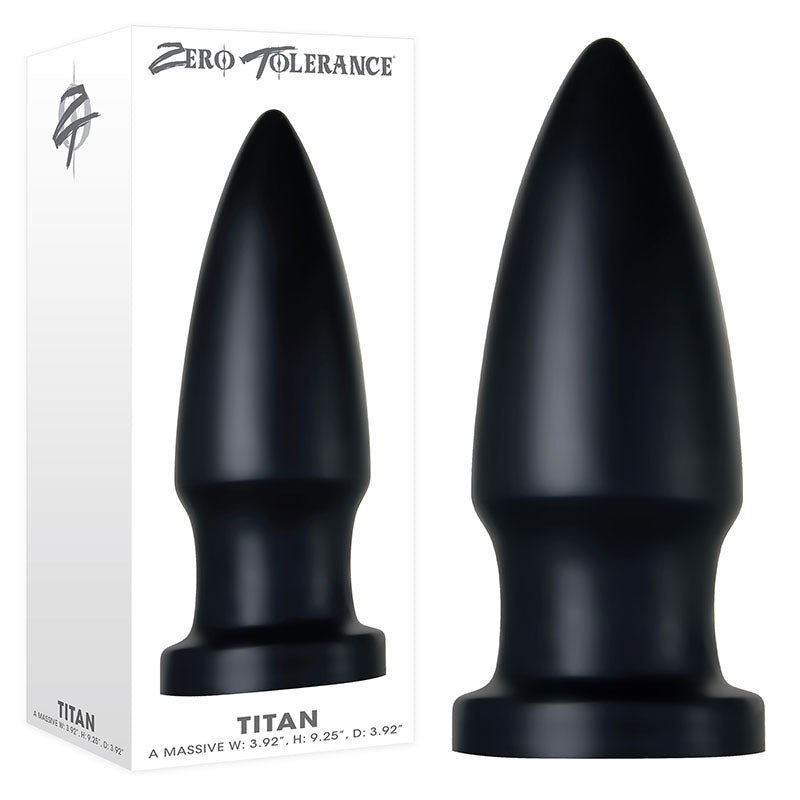 Zero Tolerance The Titan – Giant Suction Cup Butt Plug > Anal Range > Oversized Anal Toys