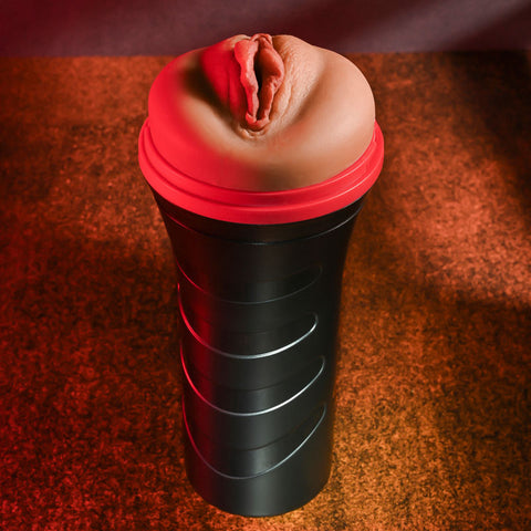 Zero Tolerance Pop On The Go Dark Vagina Masturbator Strokers - Manual