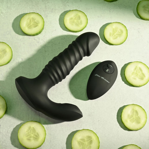 Zero Tolerance Striker 16.4 Centimeter USB Rechargeable Thrusting Anal Vibrator with Wireless Remote Control Prostate Tools