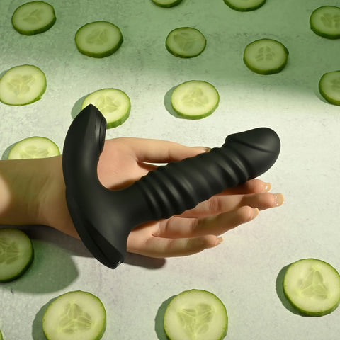 Zero Tolerance Striker 16.4 Centimeter USB Rechargeable Thrusting Anal Vibrator with Wireless Remote Control Prostate Tools