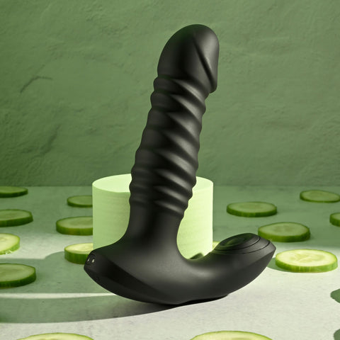 Zero Tolerance Striker 16.4 Centimeter USB Rechargeable Thrusting Anal Vibrator with Wireless Remote Control Prostate Tools